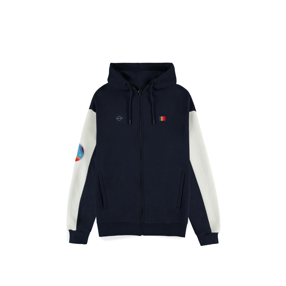 Starfield - Monochrome Emblem Zip hoodie - Black